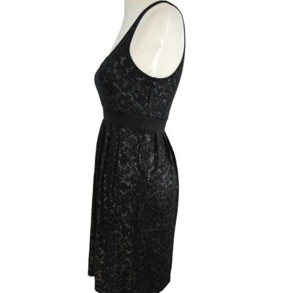 -EXPRESS Black/Gray Women Sleeveless Dress Size XS - Picture 4 of 6